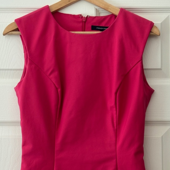 French Connection Sheath Dress - Fuschia Pink Size 4 - Picture 4 of 9
